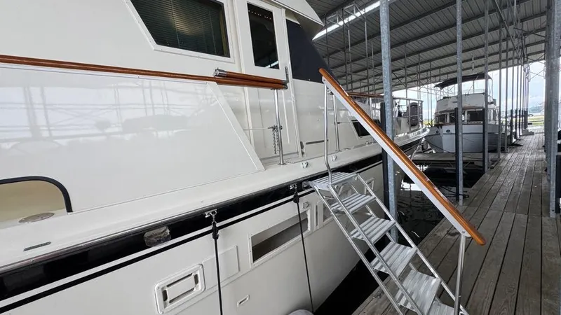 Lila Blue Yacht Photos Pics Exterior Stairs