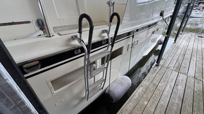 Lila Blue Yacht Photos Pics Exterior Stairs