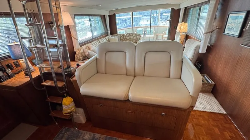 Lila Blue Yacht Photos Pics Lower Helm Station