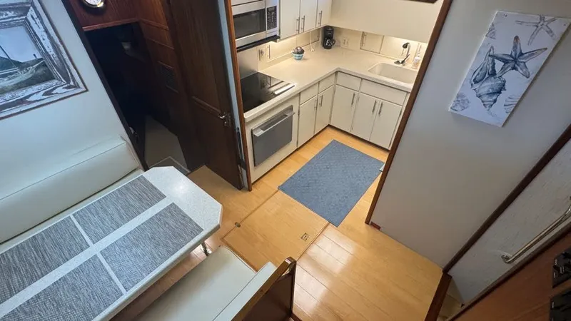 Lila Blue Yacht Photos Pics Galley Down