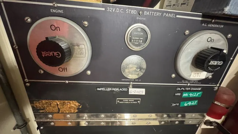 Lila Blue Yacht Photos Pics Engine Room