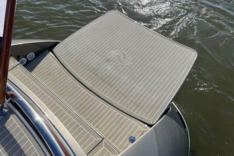 La Koko Yacht Photos Pics 2012 Zeelander Z44 yacht deck with sleek design on water.