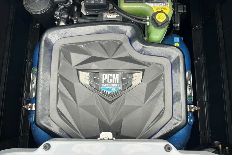  Yacht Photos Pics Engine of 2022 Nautique Super Air Nautique G23 with PCM Marine Engines ZR6.