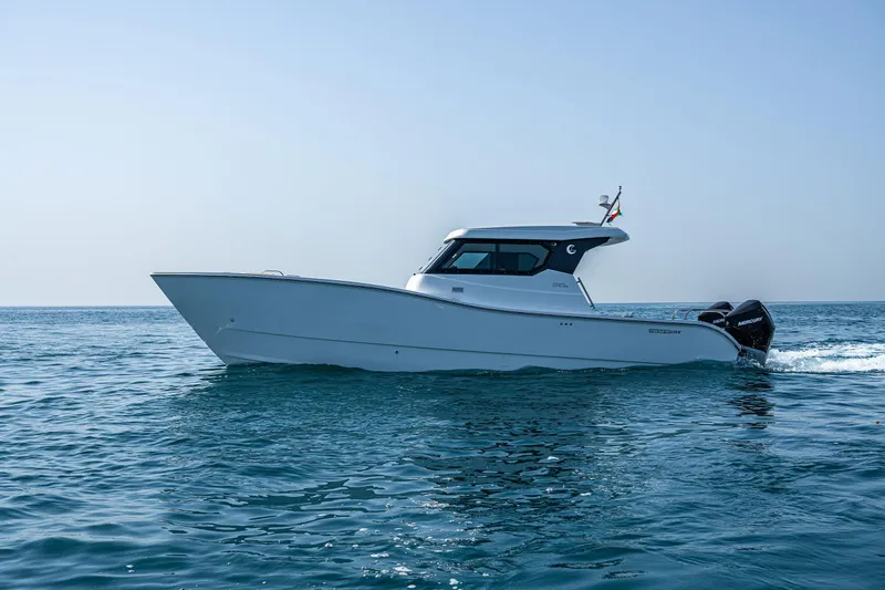  Yacht Photos Pics 2026 SilverCAT 34HT boat cruising on open water.