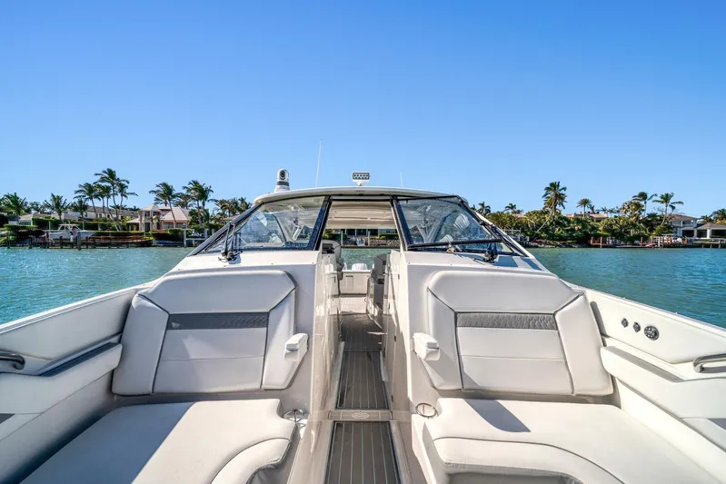 Water S.h.e.d. Yacht Photos Pics Pursuit 2021 365 Dual Console-"WATER S.H.E.D."