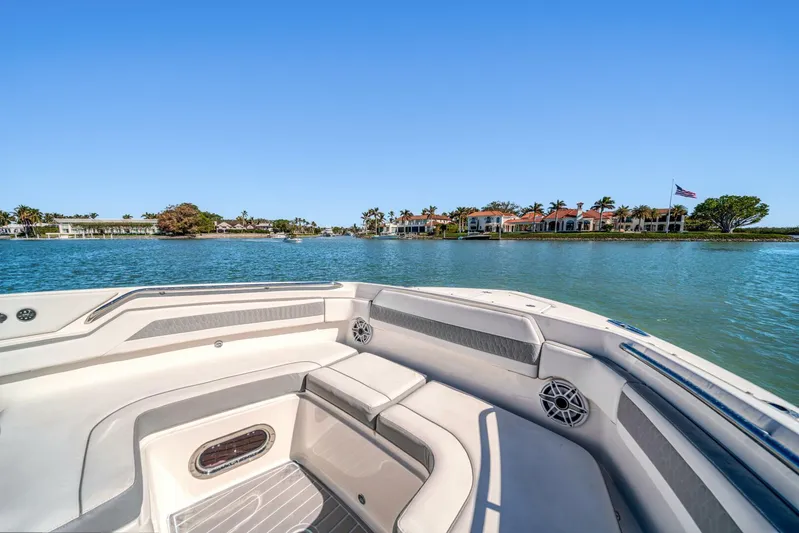 Water S.h.e.d. Yacht Photos Pics Pursuit 2021 365 Dual Console-"WATER S.H.E.D."