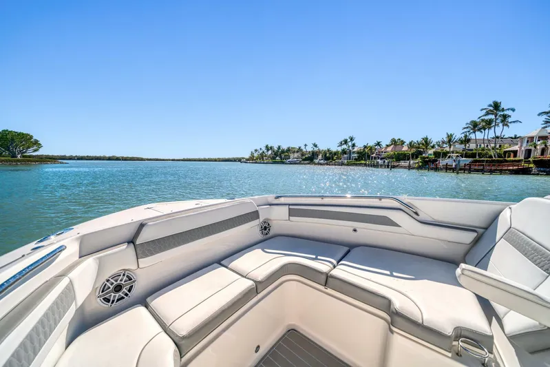 Water S.h.e.d. Yacht Photos Pics Pursuit 2021 365 Dual Console- "WATER S.H.E.D."