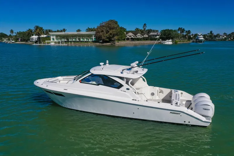 Water S.h.e.d. Yacht Photos Pics Pursuit 2021 365 Dual Console-"WATER S.H.E.D."