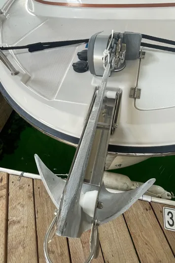 Beautiful Boat At Great Price! Yacht Photos Pics 2023 Ranger Tugs R-25 boat anchor and deck detail.