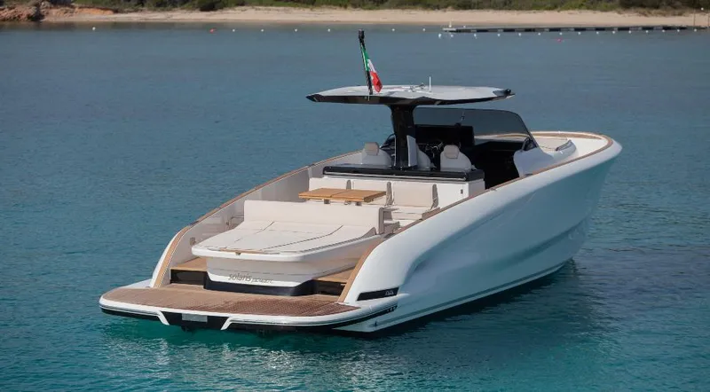  Yacht Photos Pics Solaris Power 44 OPEN ST 2026 on calm waters.