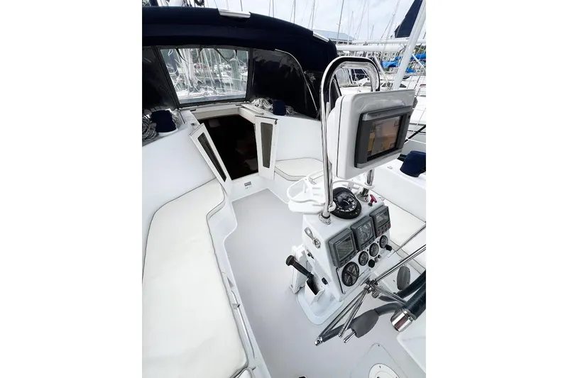 Just Cause Yacht Photos Pics Cockpit view from port aft quarter