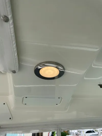 El Fuego Yacht Photos Pics Overhead White Lights