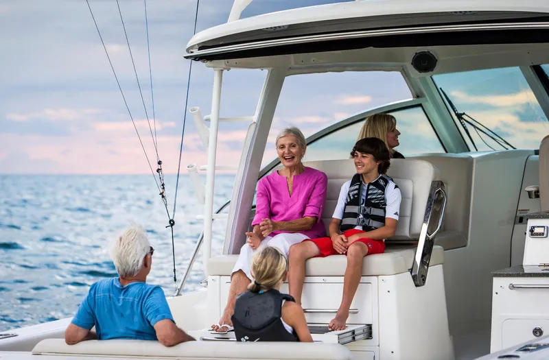 El Fuego Yacht Photos Pics Rear Facing Seats with Foot Rests