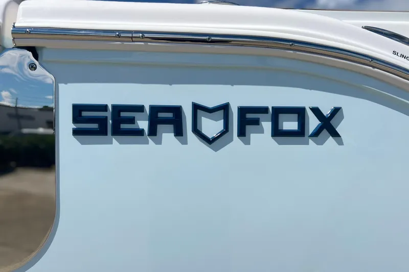  Yacht Photos Pics 2026 Sea Fox 268 Commander boat logo on white surface.