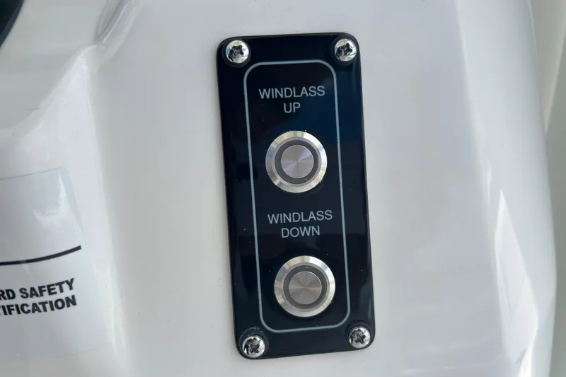  Yacht Photos Pics Windlass control panel on 2026 Sea Fox 268 Commander boat.