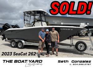 2023 Sea Cat 262 boat sold at The Boat Yard Louisiana.