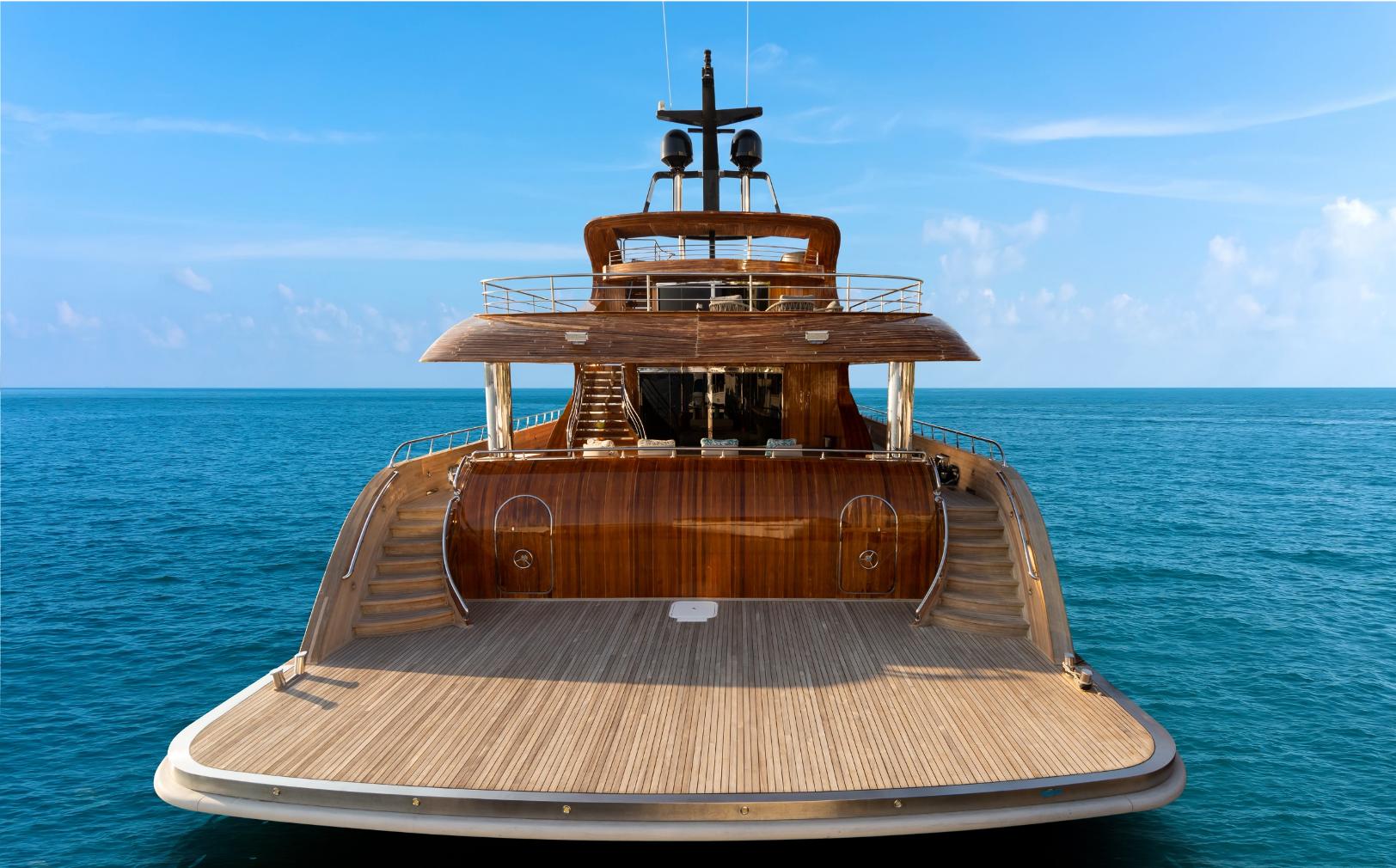 50m custom wooden yacht