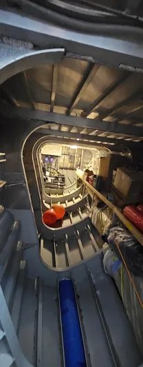 Billie J Yacht Photos Pics Interior view of a 2008 Custom High Speed 70pax COI Passenger vessel.