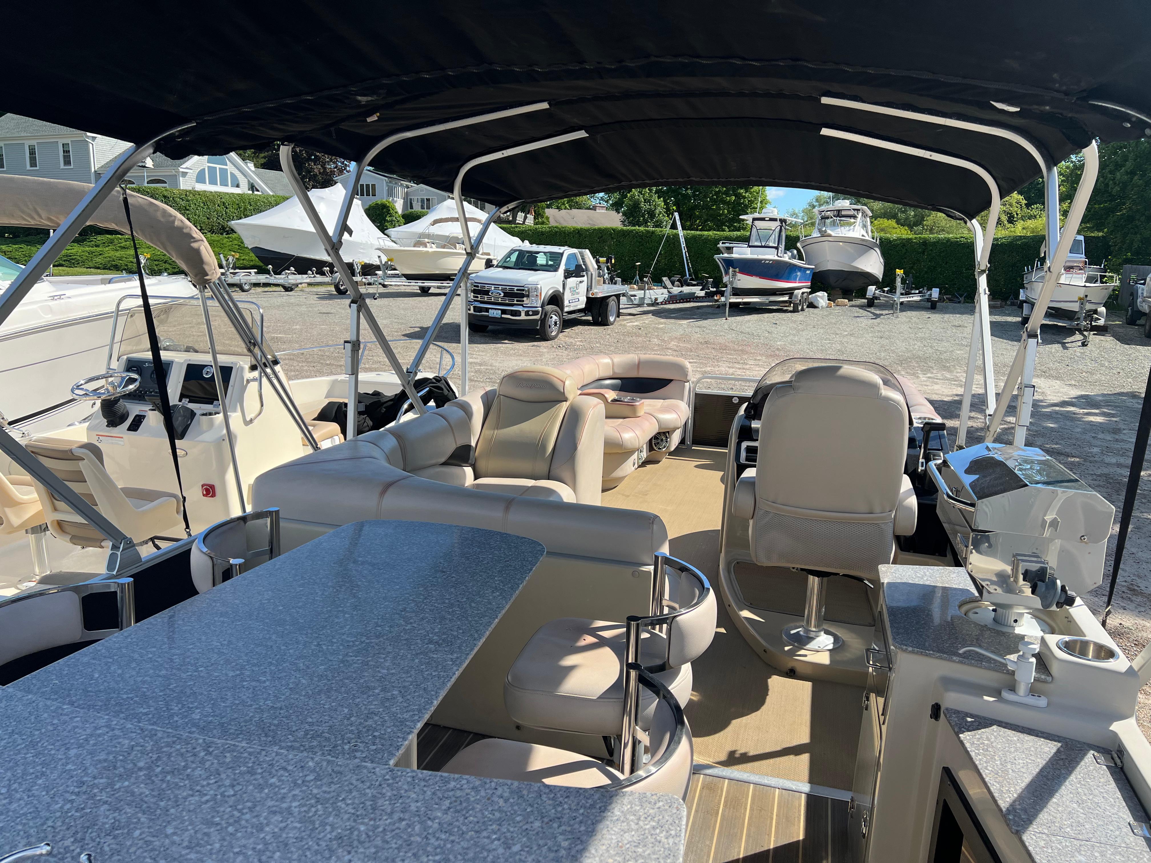 2015 AquaPatio 240 CB Pontoon for sale YachtWorld