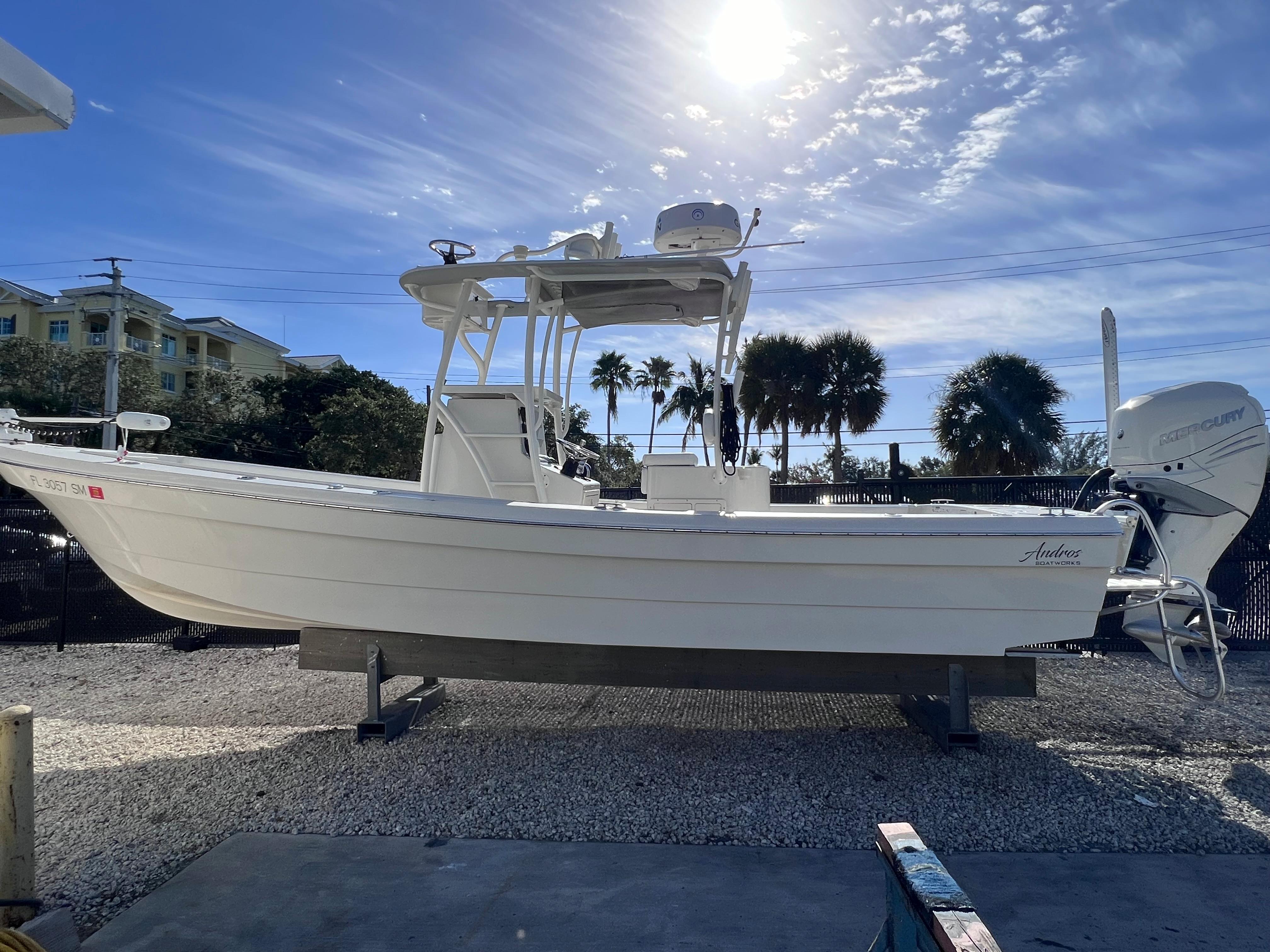 Andros Saltwater Fishing 26 Tarpon 350 Verado Tower Fibreglass boats ...