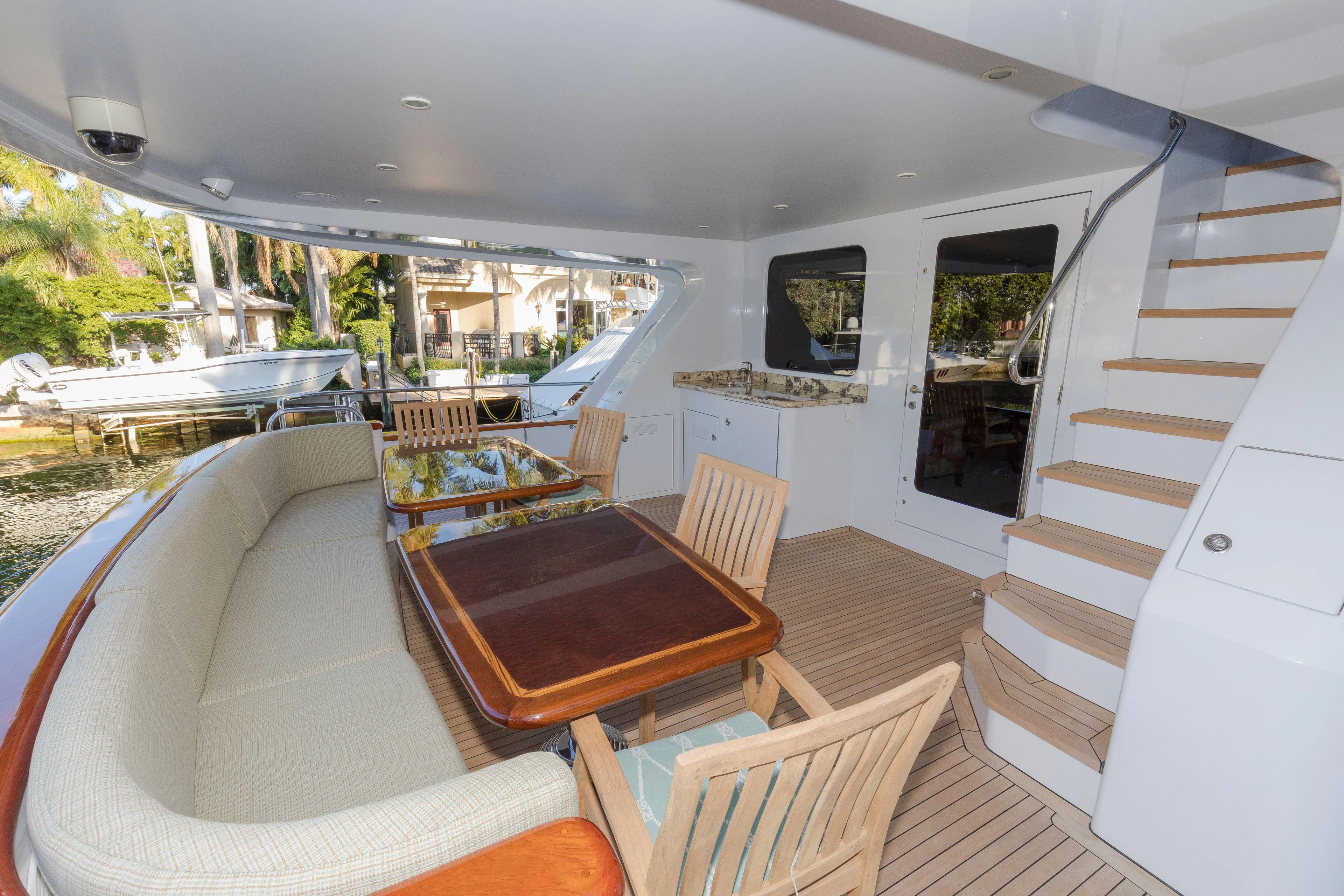 Anndrianna Yacht Photos Pics Aft Deck 1