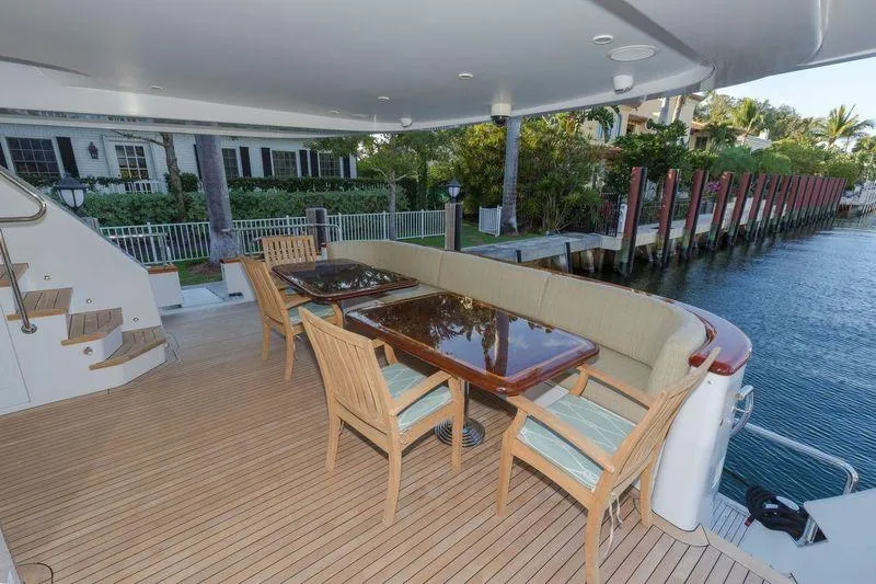 Anndrianna Yacht Photos Pics Aft Deck 2