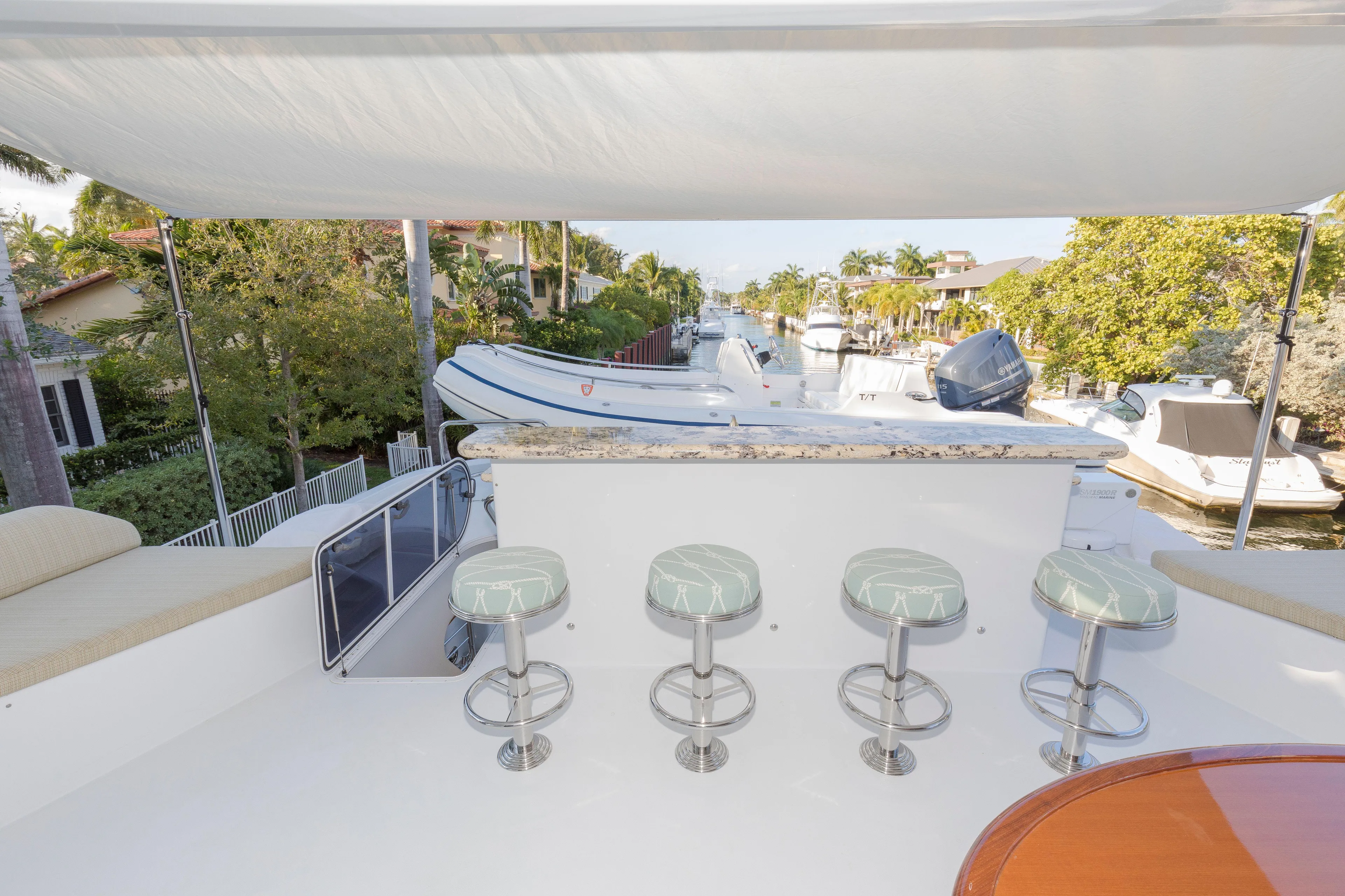 Anndrianna Yacht Photos Pics Boat Deck Bar