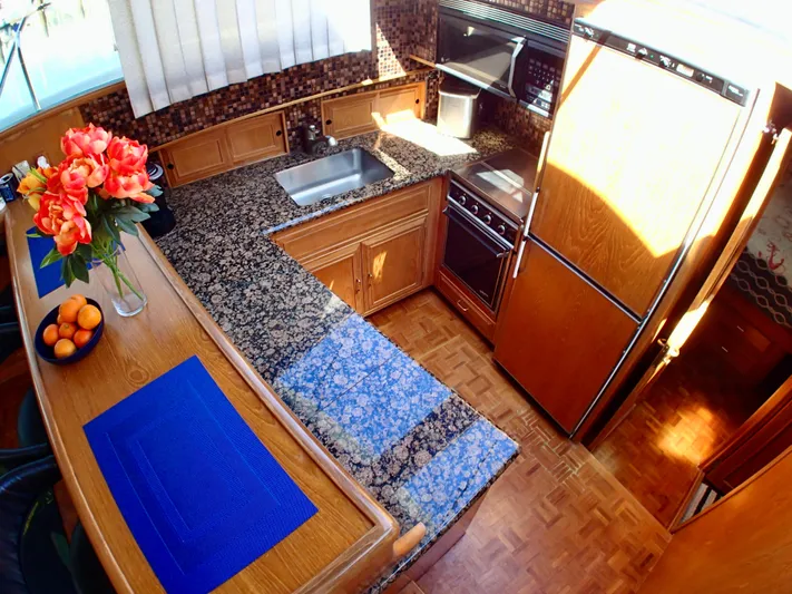 Mokulani Yacht Photos Pics Galley