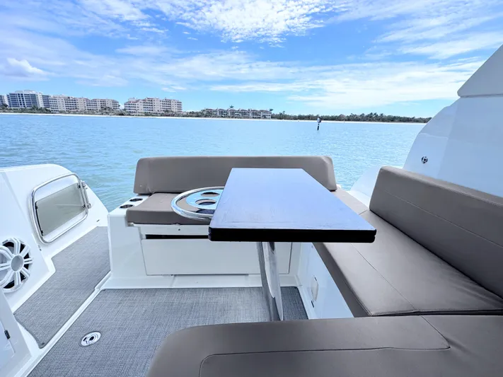 Ganesha Yacht Photos Pics cockpit table