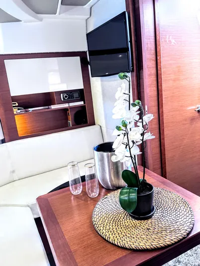 Ganesha Yacht Photos Pics Interior of 2016 Jeanneau 36 Leader yacht with elegant decor and modern amenities.