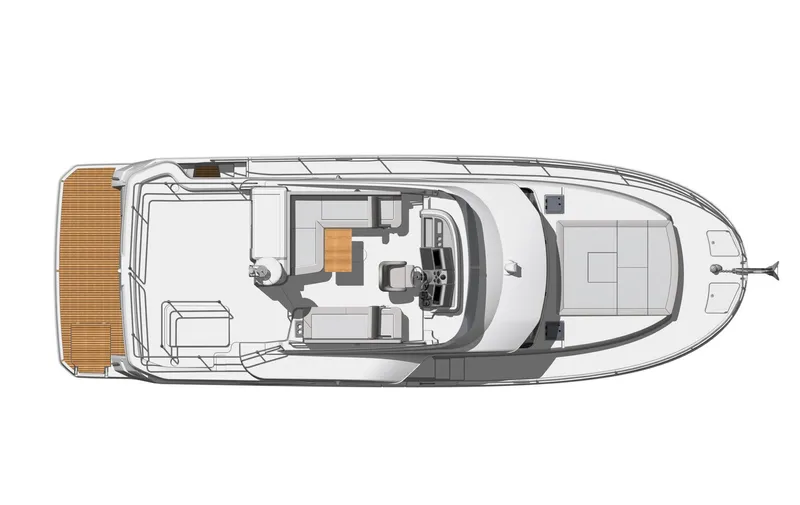  Yacht Photos Pics Top view of 2019 Beneteau 40 yacht layout.