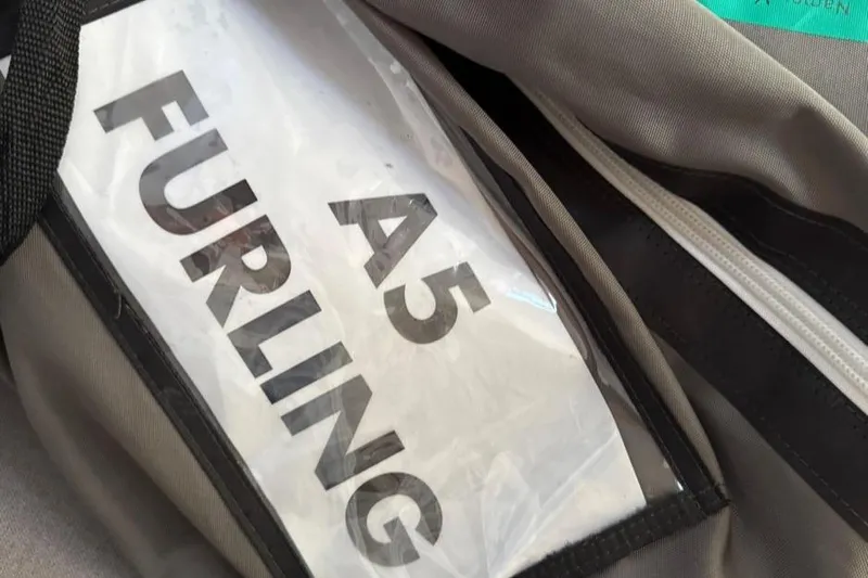First 36 Yacht Photos Pics Bag labeled "A5 Furling" for Beneteau First 36, 2023 model.