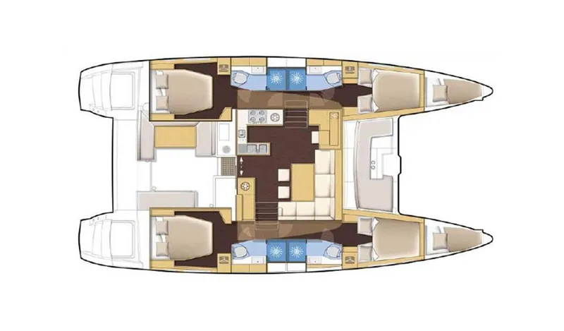 Kajsa Yacht Photos Pics Lagoon 450 F Cabin Layout