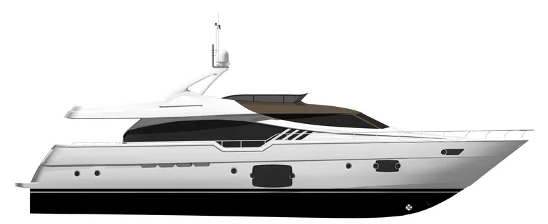  Yacht Photos Pics Manufacturer Provided Image: Ferretti 870 Profile