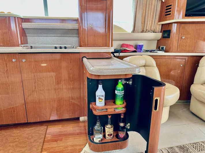 Wine Down Yacht Photos Pics Built-In Bar