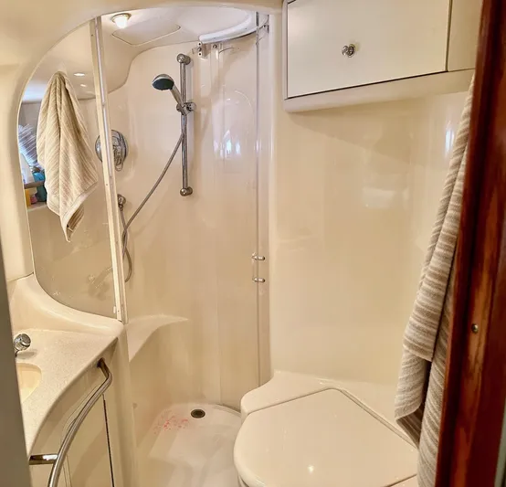 Wine Down Yacht Photos Pics Primary Head And Shower