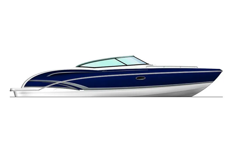  Yacht Photos Pics Manufacturer Provided Image: 2019 Formula 310 FX Bowrider, sleek blue and white design.