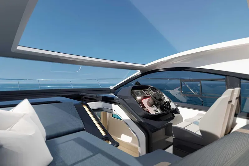 New Model For 2026 Yacht Photos Pics Interior of Fairline Targa 47 GT yacht, model year 2026.