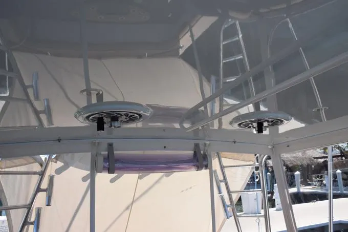 Cazadora Yacht Photos Pics Pancake-style teaser reels in hardtop