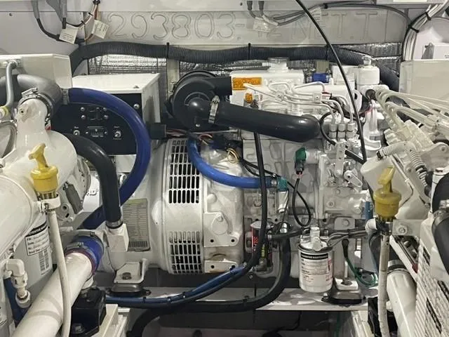 Cazadora Yacht Photos Pics Generator in forward engine compartment