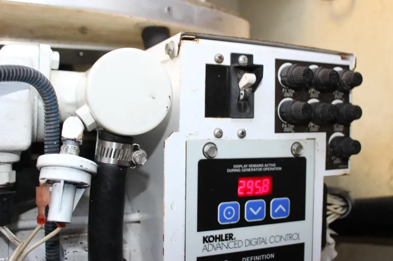  Yacht Photos Pics Kohler advanced digital control panel on 2008 Formula 34 Cruiser.