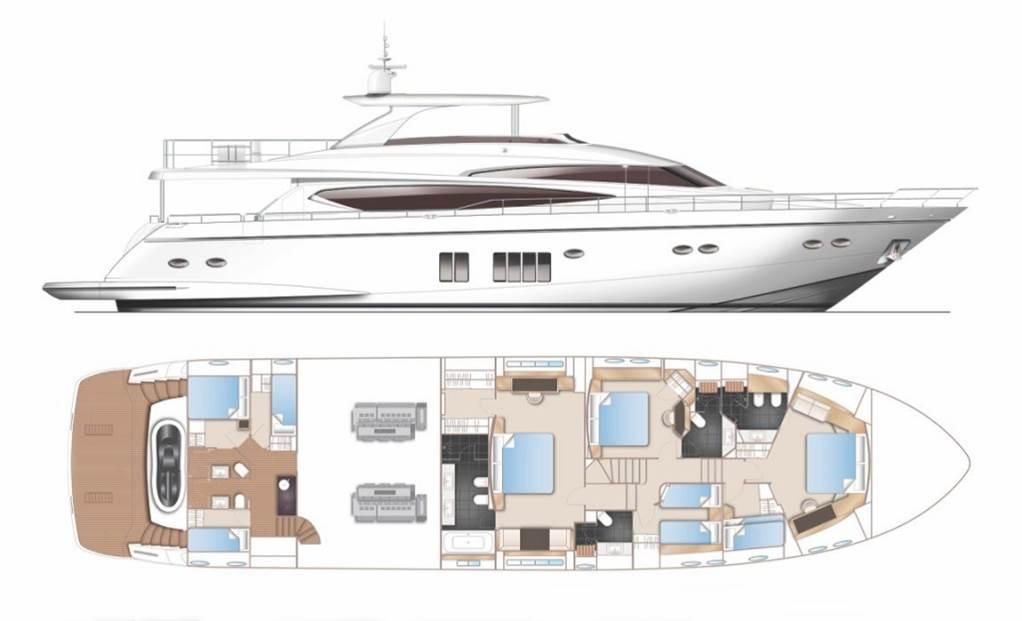2013 Princess 98 