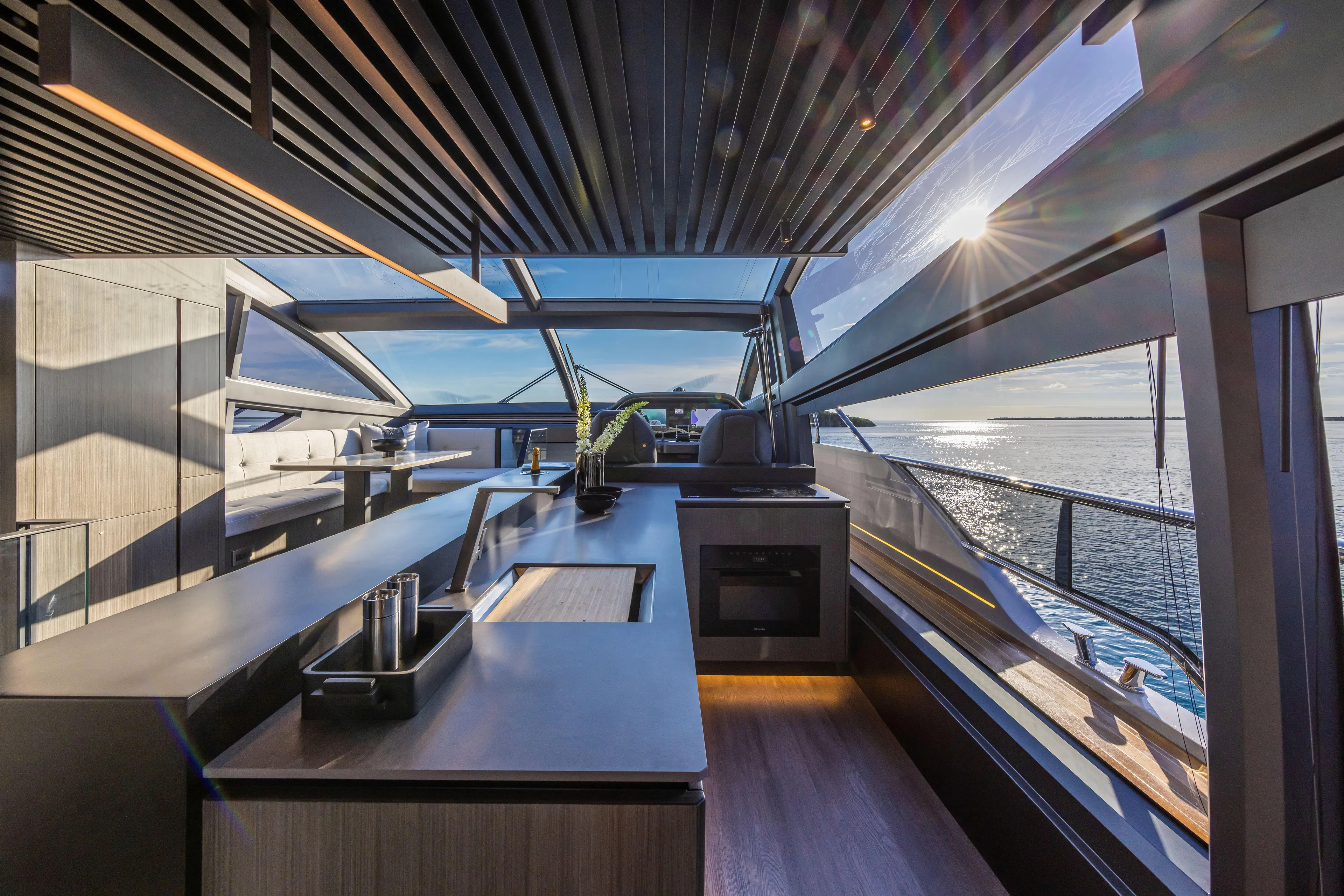 Timeless I Yacht Photos Pics Galley