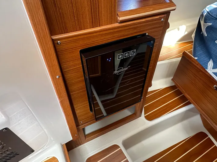  Yacht Photos Pics Interior of 2023 Ranger Tugs R-29 S with wood finish.