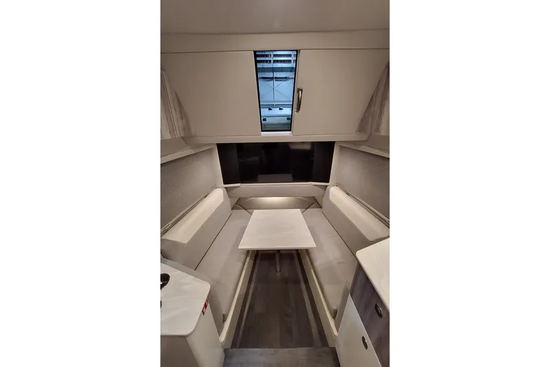  Yacht Photos Pics Interior of 2026 Formula 457 Center Console Fish, featuring a cozy seating area.