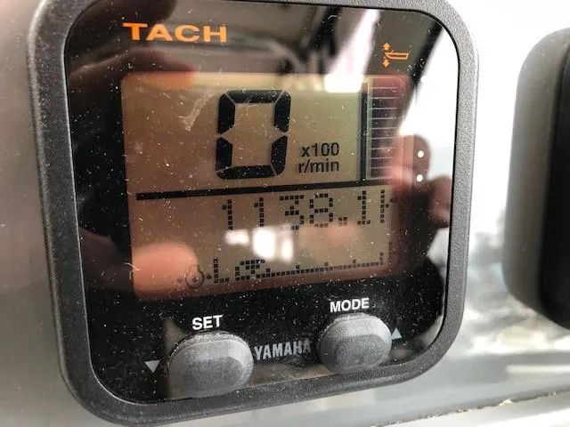 Good Fun Yacht Photos Pics Digital tachometer display on a 2006 Pursuit 3370 Offshore boat.