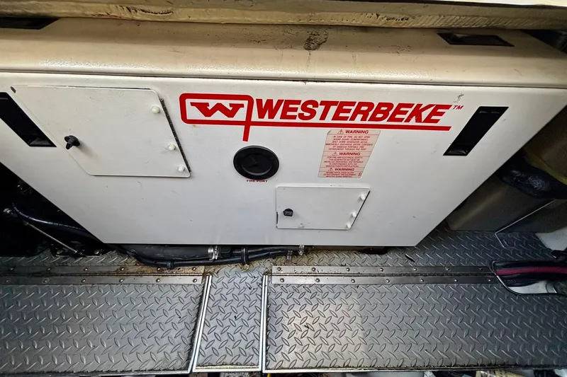  Yacht Photos Pics Westerbeke generator in 2007 Formula 400 Super Sport engine room.