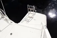 2017 Leopard 51 Powercat swim platform with ladder.