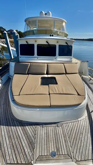 Bee Haven Yacht Photos Pics 2006 Fleming 65 Pilothouse Motor Yacht with spacious sun deck and scenic water view.