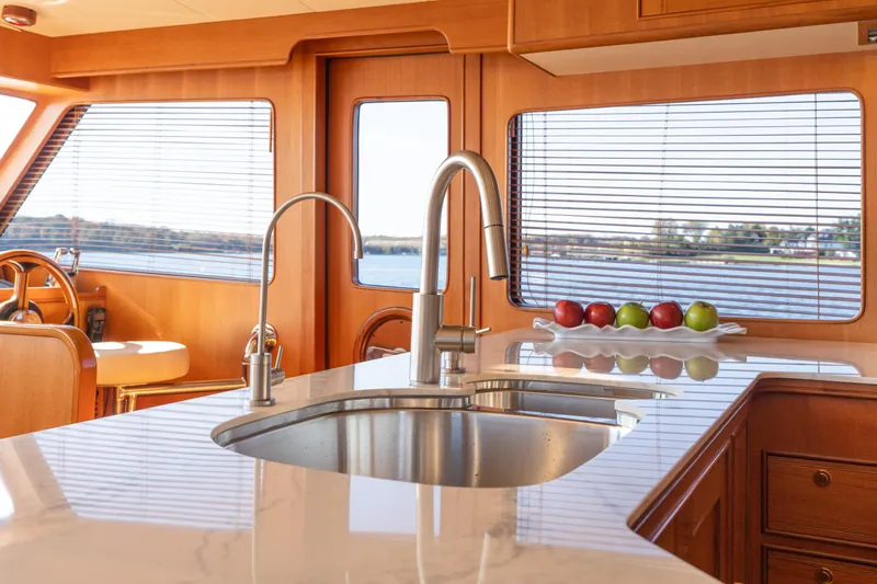 Griffin Yacht Photos Pics Marlow 72 GRIFFIN - Galley